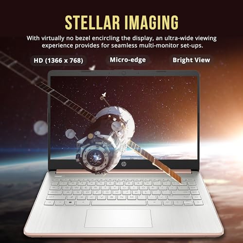 HP Stream 14" N150 1366x768 Clamshell Laptop - 128GB eMMC, 16GB DDR4 RAM, Integrated Graphics