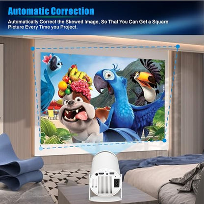 ENUOSUMA 6.3" x 5.5" x 7" HY300 Pro 1280 x 720 150 ANSI Lumens Portable LCD Projector