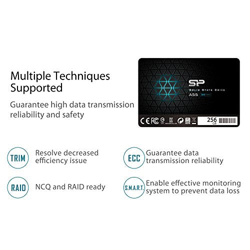 SP Silicon Power 256GB SU256GBSS3A55S25AH SATA III 2.5" Internal Solid State Drive