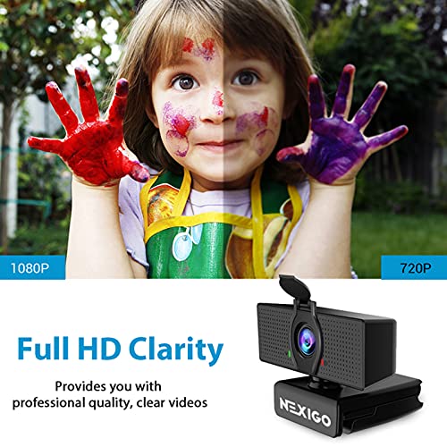 NexiGo N60 1080P Webcam USB Compact