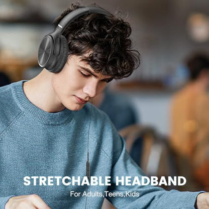 Cowyawn USB C Headphones Wired 40mm Dynamic Driver Over Ear Noise Isolation Stereo Adjustable Headband