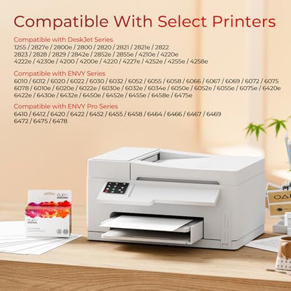 eJet 67XL Ink Cartridges Black and Color Combo Pack 705 Page Yield Compatible with HP Printers