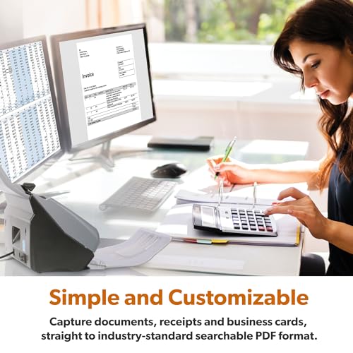 AMBIR 5.83" x 10.36" ImageScan Pro 820ix 600 dpi Document Scanner