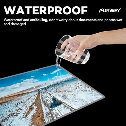 FURWEY 600 Count Laminating Sheets, 3 Mil Thickness, 9 x 11.5 Inches