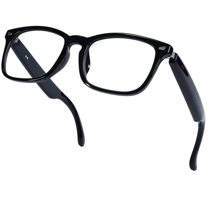 Giinova 1 MB Smart Glasses M Series Bluetooth 5.4 Waterproof Oval Black