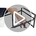 Sweetcrispy 47 Inches Computer Desk with 6 Drawers SWYMHJ2-D6BC-47WT