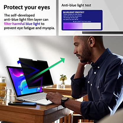 Peslv 13.5 Inch Magnetic Privacy Screen Filter for Microsoft Surface Laptop 1/2/3/4/5/6, Anti-Glare, Matte Finish, Scratch Resistant, Removable