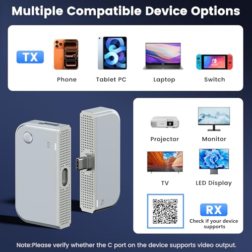 NXPGKEA 50M Model 07604722559 1080P 60Hz HDMI Wireless Transmitter and Receiver