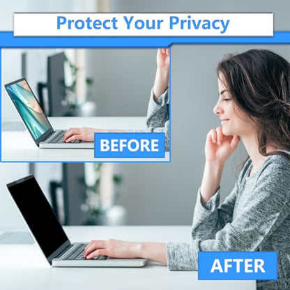 ZOEGAA 11.6 Inch Laptop Privacy Screen Filter Anti-Glare Anti-Spy Blue Light Block Matte Finish