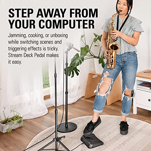 Elgato 10GBF9901 960g Black Pedal Controller