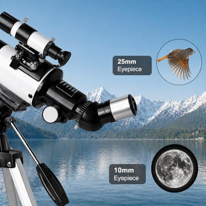 Koolpte 70mm AZ50070 500mm Manual Focus Telescope