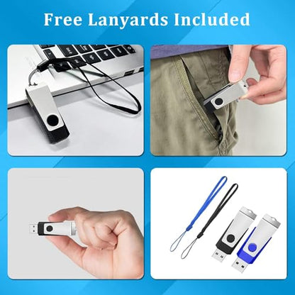 Wooolken 4GB USB 2.0 Flash Drive Pack Udisk-2.0 Storage