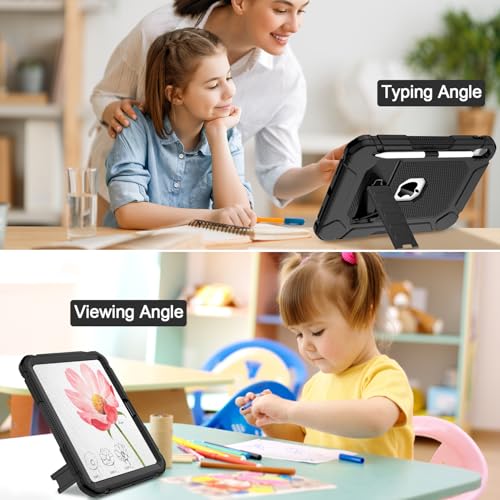 BMOUO iPad Case 10.9 Inch A2696/A2757/A2777/A3355/A3356 Heavy Duty Shockproof Enclosure