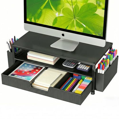 ECOLOVI 2-Tier Monitor Stand EC-MS1 Ergonomic Black