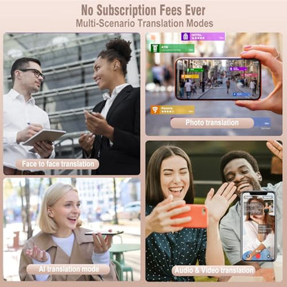 Giwbeiv M110 Wireless Earbuds 164 Language Translator