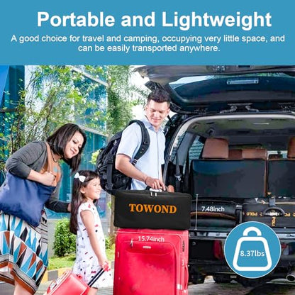 TOWOND 120 inches 16:9 Manual Tripod Projection Screen