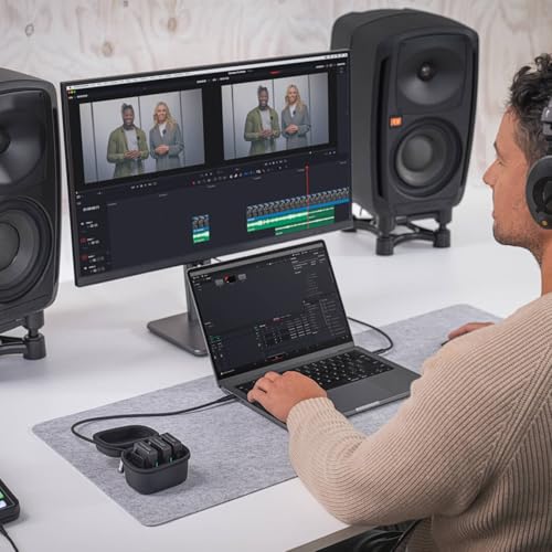 RØDE Wireless PRO Microphone System USB-C, 3.5mm, Omnidirectional Microphone, 2 Channels, 20000 Hz Frequency Response