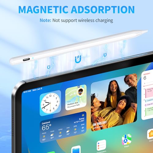 DRYMOKINI 503W Rechargeable Stylus Pen for Touchscreens, Compatible with Android & iOS Devices