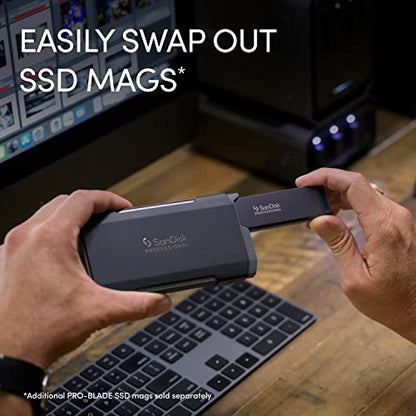 SanDisk Professional 4TB SDPM2NB-004T-GBAND Solid State Drive USB 3.0 2000MB/s Portable External Storage