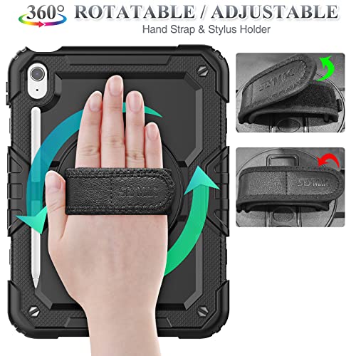 SEYMAC Stock iPad Case A16 A3354/A3355/A3356/A2696/A2757/A2777 10.9 Inches Soft Silicone Case