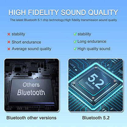 Hsility Bluetooth Headset HH03IB Wireless Connectivity Dual-Microphone Active Noise Cancellation Plastic On-Ear