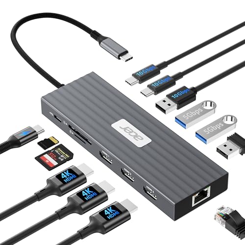Acer 13-in-1 USB C Docking Station ODK5B0 4K@60Hz HDMI Hub