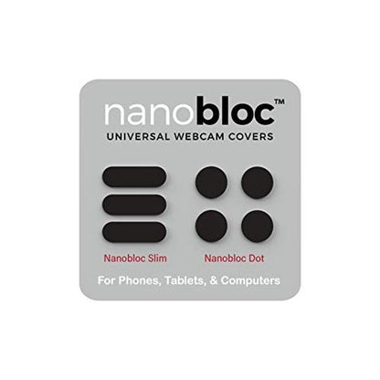 Eyebloc 7-Piece Nanobloc Universal Webcam Cover Kit - USB Compatible Webcam Privacy Covers