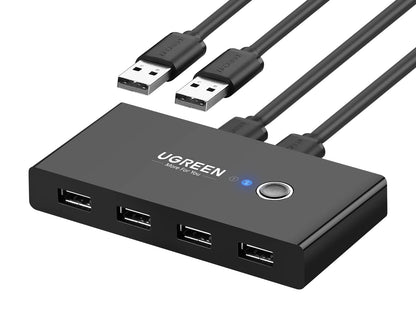 UGREEN 4-Port USB 2.0 Sharing Switch Box Model 30767