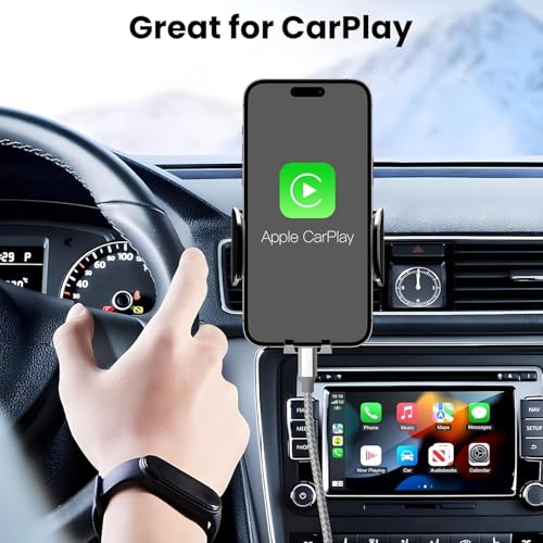 KYEHD 10 Feet USB-C to USB-C Cable Model A8753 - 60W Fast Charging - 45 Watts - Compatible with iPhone 16/15/14, Samsung Galaxy S21+, S21, S20, Google Pixel