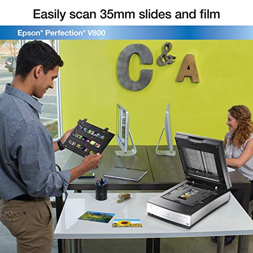 Epson 8.5" x 11" Perfection V800 Photo 9600 dpi Flatbed Scanner