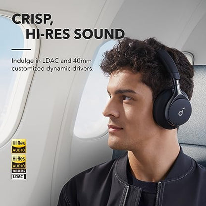 Soundcore 3035 Space One Over Ear Headphones Wireless Bluetooth 5.3 with Active Noise Cancellation