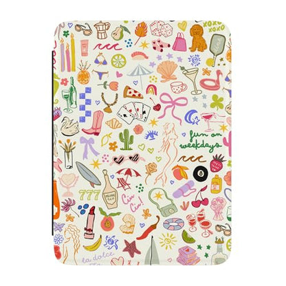 Casely 7-Inch Kindle Case Model: Fun on Weekdays | Dimensions: 6.5 x 1 x 4 in | Weight: 2.29 oz | Eco-Friendly Vegan Leather | Functionality: Auto Sleep/Wake