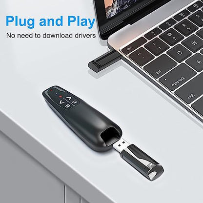 VILNIU WP71-RC Wireless Presenter Remote Control for Laptop Presentations