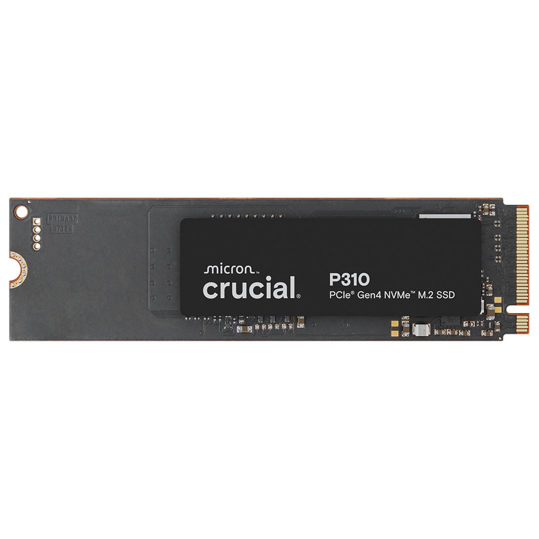 Crucial 1TB CT1000P310SSD801 SSD PCIe Gen4 NVMe M.2 2280 Up to 7100MB/s Read 6000MB/s Write