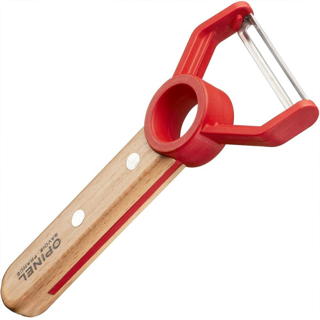 OPINEL Le Petit Chef Peeler 1 Unit Kitchen Peeler Manual Ergonomic Beechwood Handle