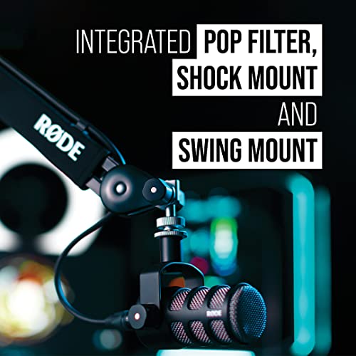 RØDE 9 x 6 x 4 inches PodMic 150 Ohms 1 Channel Cardioid Microphone