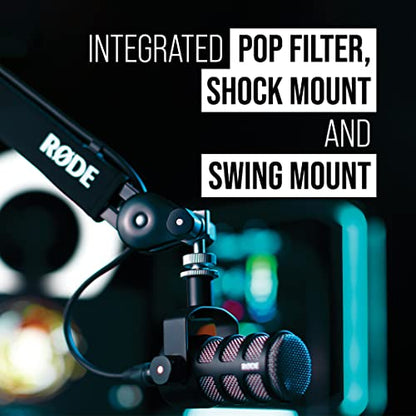 RØDE 9 x 6 x 4 inches PodMic 150 Ohms 1 Channel Cardioid Microphone