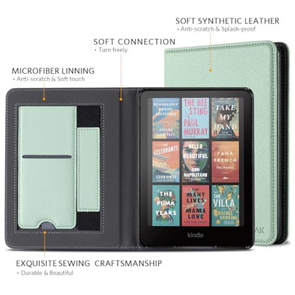 CoBak 7" Kindle Paperwhite 12th Gen 2024 Slim Fit Water Resistant Case with Auto Sleep-Wake Function