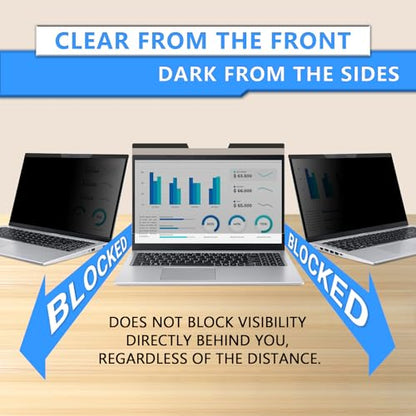 ZOEGAA 11.6 Inch Laptop Privacy Screen Filter Anti-Glare Anti-Spy Blue Light Block Matte Finish