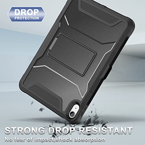 Soke Black Case for iPad 11th Gen (A16) 11-Inch & 10th Gen 10.9-Inch