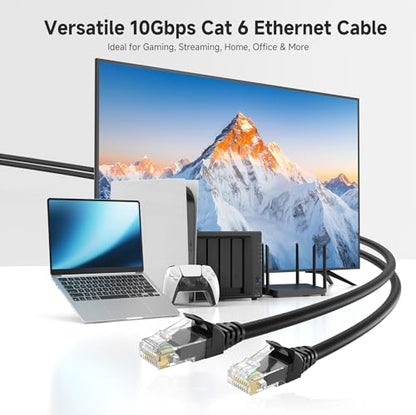Cable Matters 3 Feet Cat 6 Ethernet Cable Male to Male RJ45 Connector 10Gbps 550MHz
