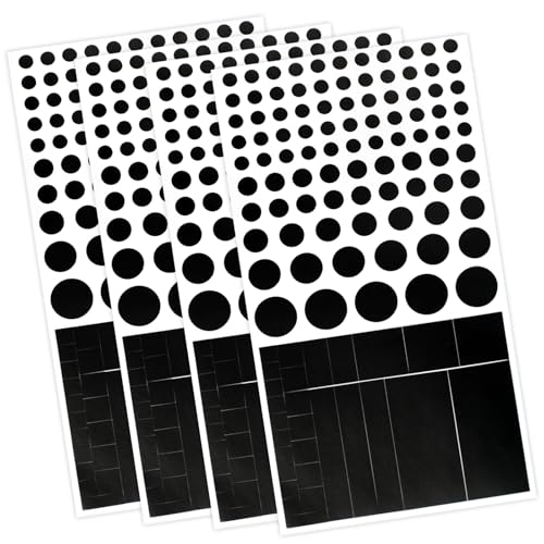 Brvlsoc Restickable Webcam Covers - Black, Multiple Sizes - Privacy Stickers for Laptops, Smartphones, Tablets, Smart TVs, Game Consoles