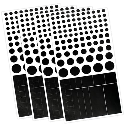 Brvlsoc Restickable Webcam Covers - Black, Multiple Sizes - Privacy Stickers for Laptops, Smartphones, Tablets, Smart TVs, Game Consoles
