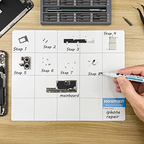 HowFixit 10.04 x 9.76 x 0.87 inches Mat for Electronic Component Organization