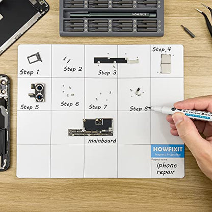 HowFixit 10.04 x 9.76 x 0.87 inches Mat for Electronic Component Organization