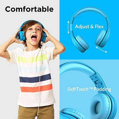 LilGadgets 3.5mm LGCR Connect+ PRO Wired Headphones for Kids