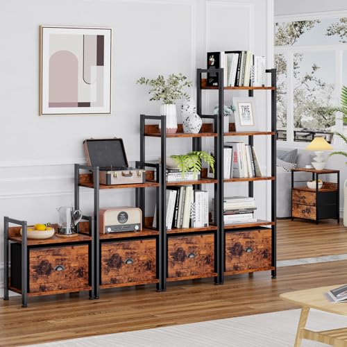 Furologee 5 Tier Shelf CTBS-5T-006 Freestanding Indoor Wood Organizer
