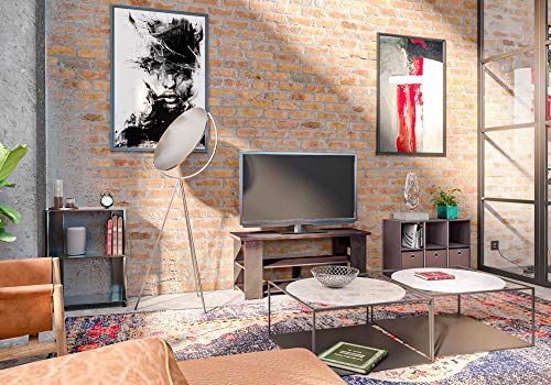Furinno 3-Tier Bookcase 15070WNBK 23.62in Width 29.8in Height Engineered Wood Home & Office Furnishing