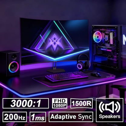 Amzfast 27 Inches AMZG27C1 FHD 1080p 200 Hz VA Monitor