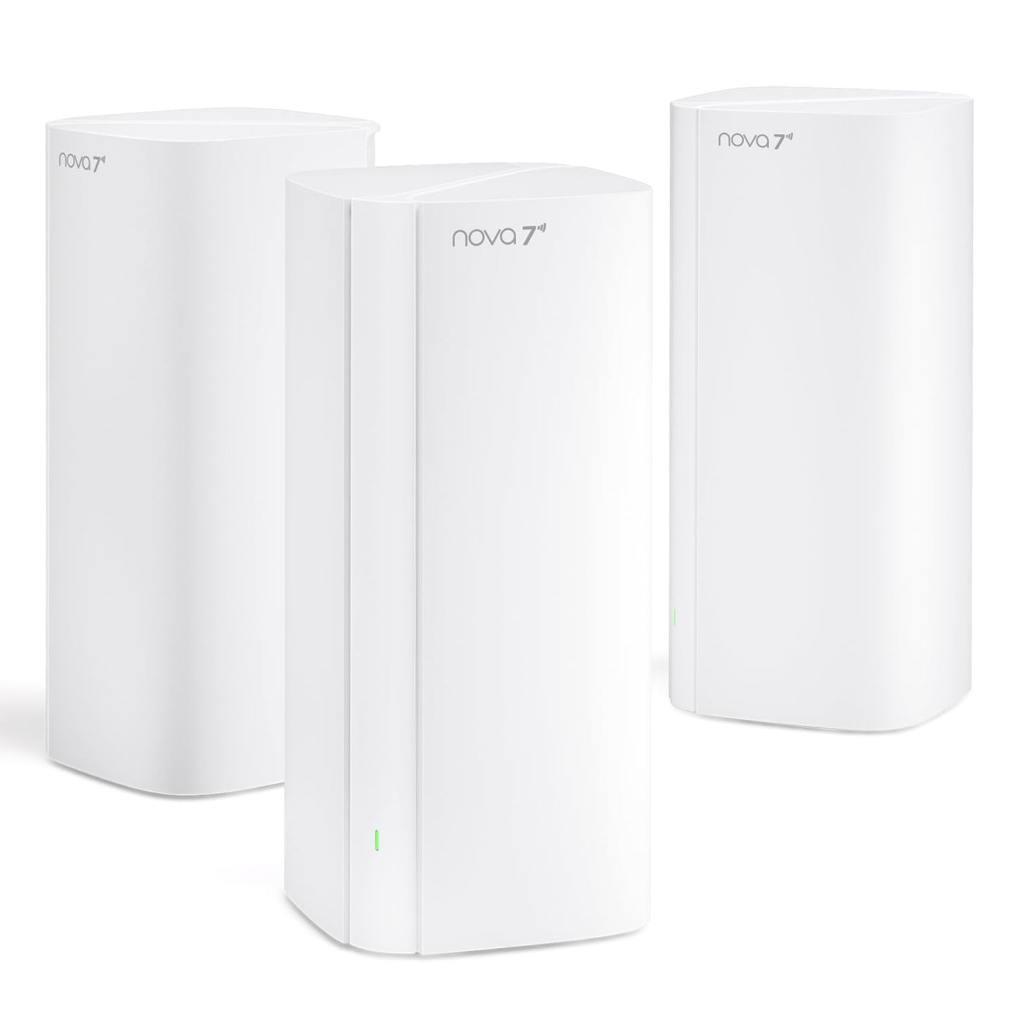 Tenda ME6 Pro-3 Pack WiFi 7 Mesh System Dual-Band Whole Home Coverage (6600 sq. ft.), 3 Ports, 5100 Mbps, MLO, Ethernet Backhaul